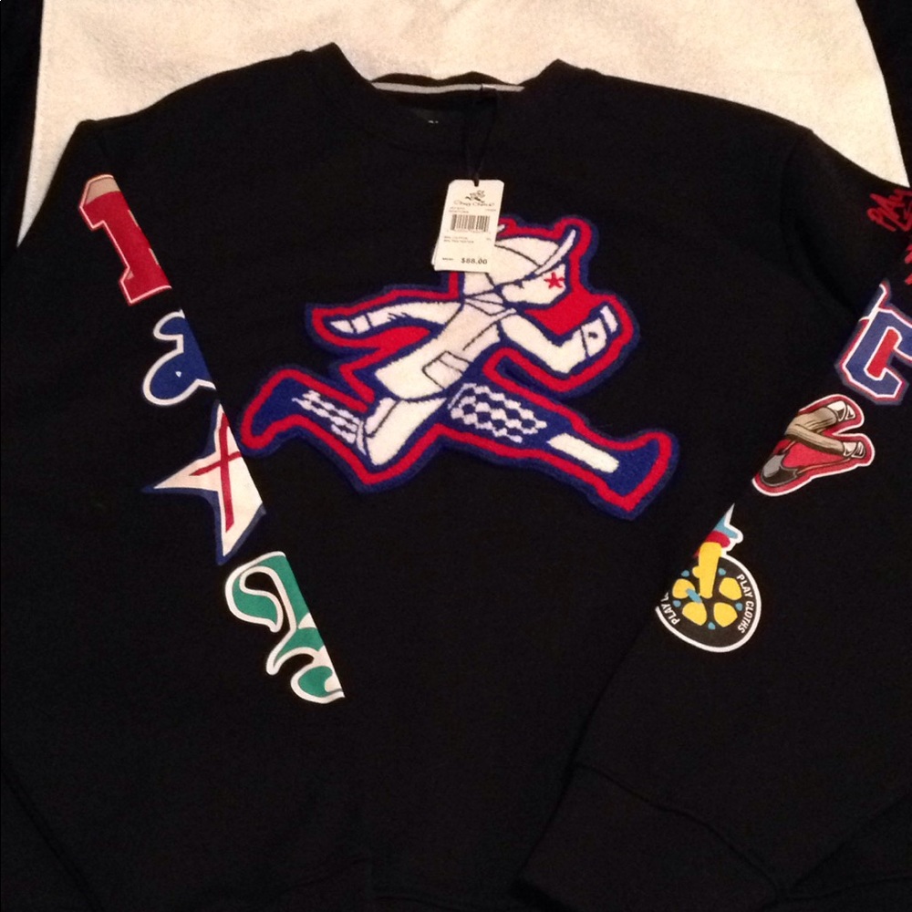 Play Cloths varsity crew sweater